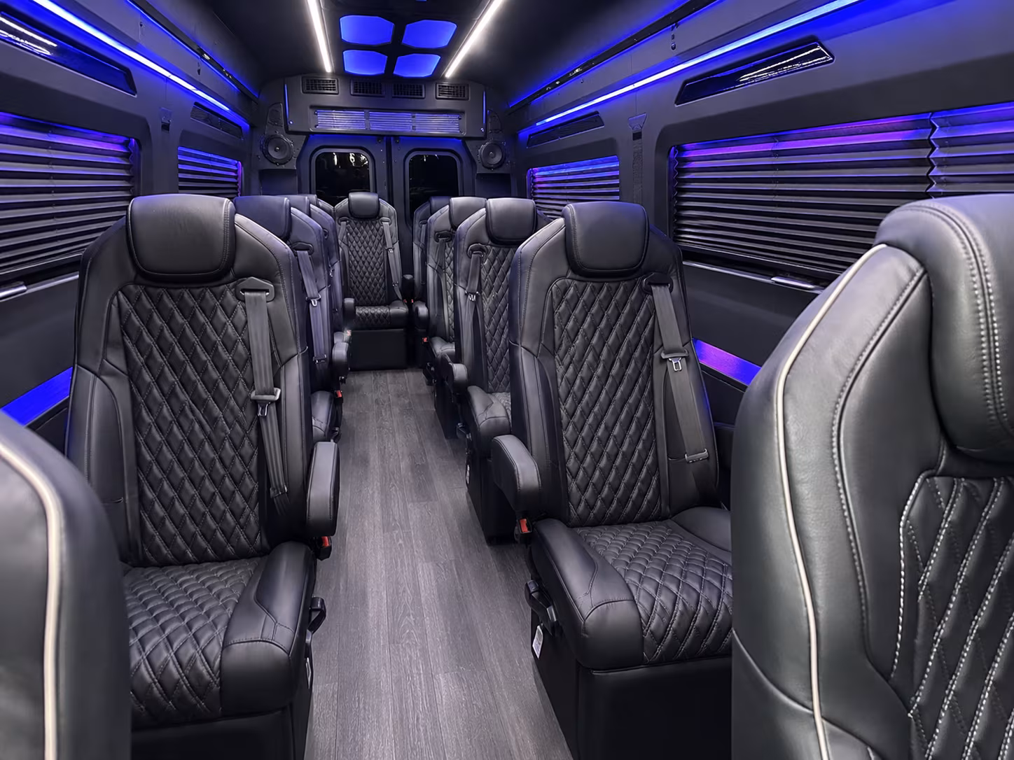 west valley city 18 passenger sprinter van inside